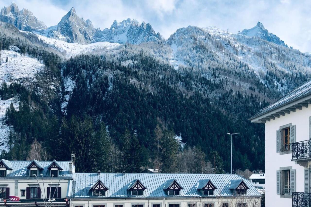 Les Aiguilles- Town Centre Luxury 2 Bedroom Apartment Шамони Экстерьер фото